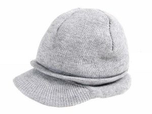 Knitted Hat with Screen Visor Beanie Model 41e