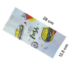 Torby papierowe odporne na tluszcz Always Fresh, 1000 sztuk