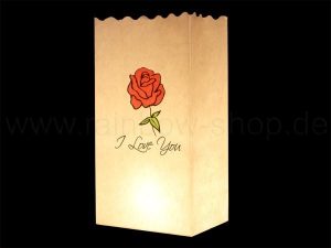 Light bags printed I Love You