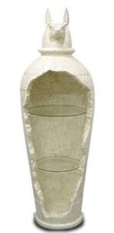 Egyptian amphora vitrine nature