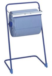 Cleaning cloth roll floor stand