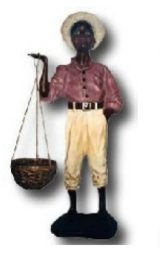 Ogrodnik z koszem wiszace K506