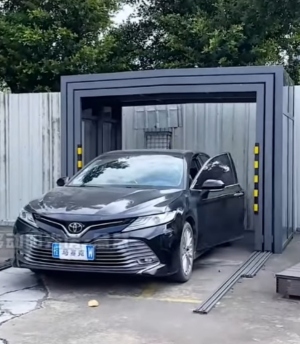 Carport Alu-Glass mdulos de pared mviles 3x4m elctrico