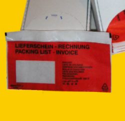 Accompanying paper bags DIN long