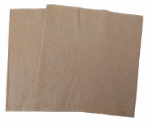 Serwetki papierowe Bio mocny brazowe 33x33cm 1500 sztuk