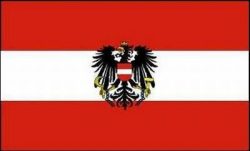 Fahne sterreich mit Adler