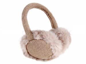 Earmuffs cuddly light-brown