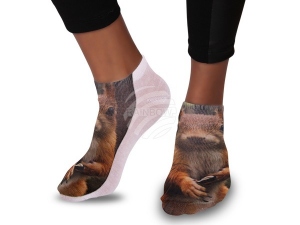 Motif-Socks squirrel SO-97
