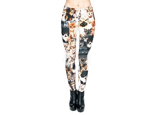 Ladies motive Leggings Design Cats color multicolor