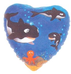 Foil balloon Heart Orka