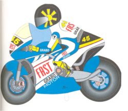 Foil balloon Motorcycle