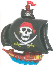 Balon foliowy Statek piracki