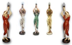 Egipska Kobieta z lampaK411