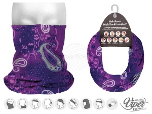 Chusta wielofunkcyjna 9 w 1 Szalik wielofunkcyjny Paisley MF-236