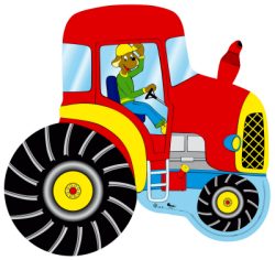Folienballon Traktor