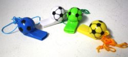 Whistle football 5cm
