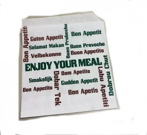 Torba na przekaski Enjoy biala 13x16cm 1000 sztuk