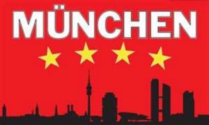 Flag Bavaria Munich silhouette