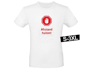 Camiseta con motivo blanco Modelo Shirt-007a