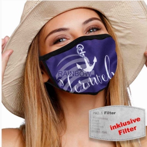 Respirator mask with motif AM-117