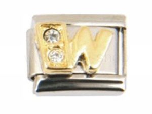Limb bracelet Italien Charms Letter W