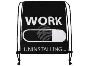 Gym bag Gymsac Design Work uninstalling black/white