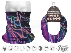 Chusta wielofunkcyjna 9 w 1 Szalik wielofunkcyjny Neon MF-257