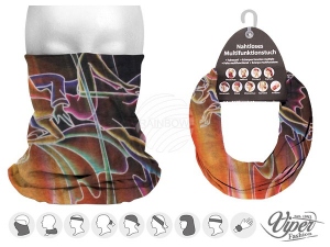 Chusta wielofunkcyjna 9 w 1 Szalik wielofunkcyjny Neon MF-258