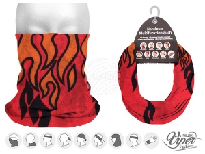 Multifunctional cloth 9 in 1 Multi-purpose scarf Flames MF-276