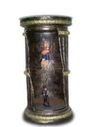 Egipski wizytowka kolumnie czarny 112 cm