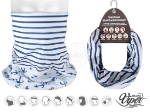 Chusta wielofunkcyjna 9 w 1 Szalik wielofunkcyjny Kotwica morska