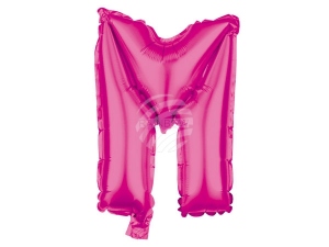 Foil balloon helium balloon pink Letter M