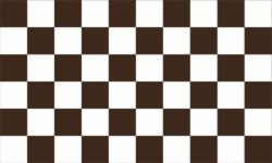 Flag Checkered brown white