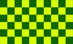 Flag Checkered yellow green