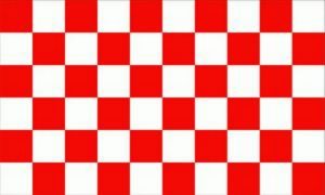Flag Checkered red white