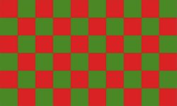 Flag Checkered red green