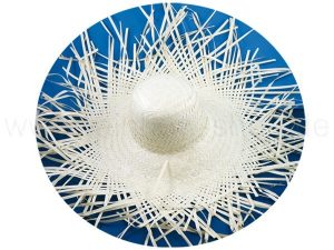 kapelusz slomkowy plaza bialy