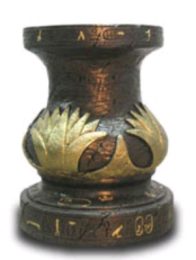 Column egyptian black 45 cm