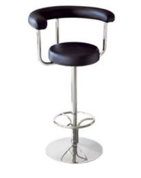 Krzeslo barowe czarne