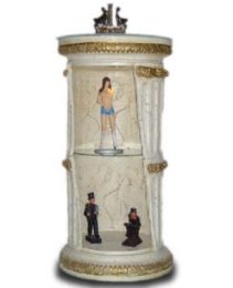 Egipski wizytowka kolumnie bialy 112 cm