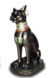 Egyptian Cat black 58 cm