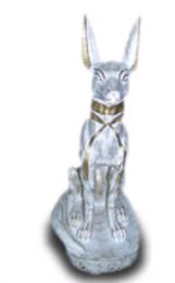 Szakal bialo zloty 46 cm