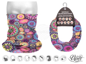 Chusta wielofunkcyjna 9 w 1 Szalik wielofunkcyjny Retro Design M