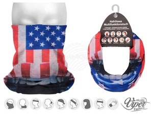 Chusta wielofunkcyjna 9 w 1 Szalik wielofunkcyjny Flaga USA MF-2