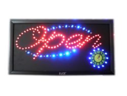 Tablica reklamowa Otwarte