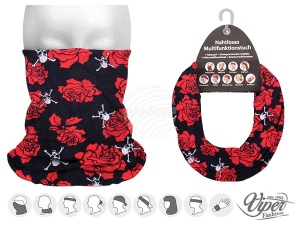 Multifunctional cloth 9 in 1 Multi-purpose scarf Floral MF-160
