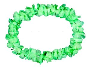Hawaii chains flower necklace classic neon green