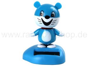Solar wobbling figure blue panda
