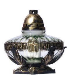 Grablicht mit Dekor R 61c