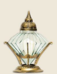 Grave candle with decor R 158a